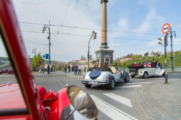 Historical cars ride