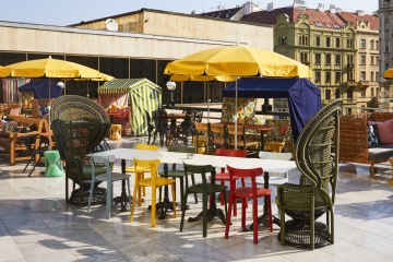 Mama Shelter Prague 4* - outside terrace