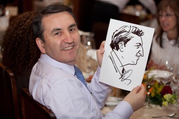 Gala dinner - caricaturist