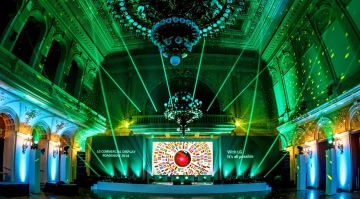 Awards ceremony - laser effects