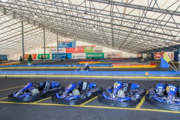 Go carts, Adventurous team action, Indoor group activity