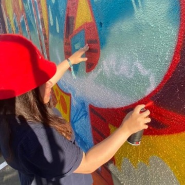 Graffiti team building